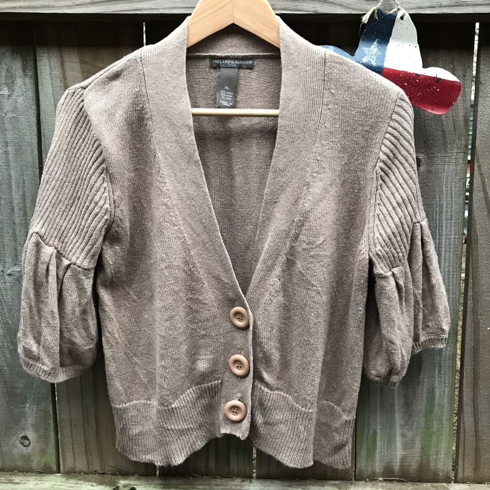 Tan Cardigan
